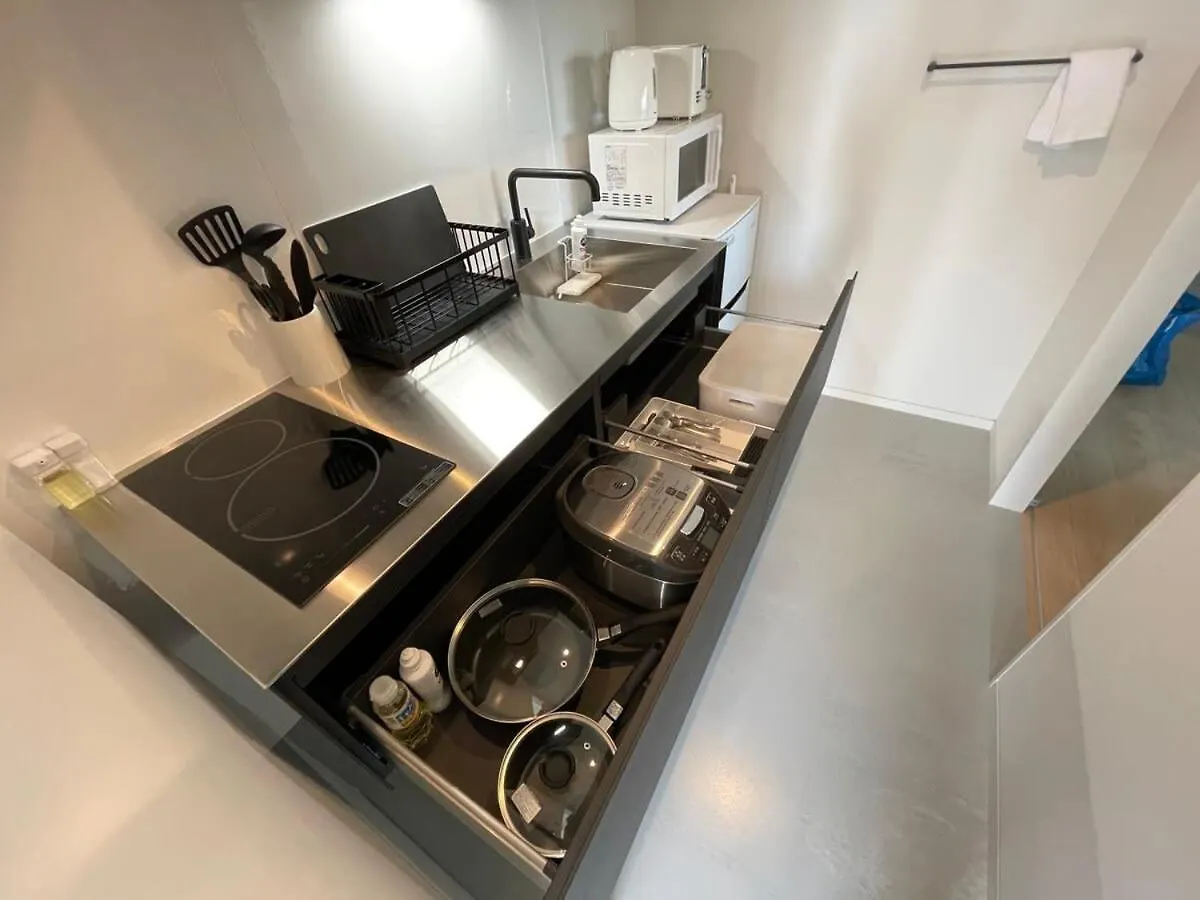 Apartmán Bhotel Nekoyard - Scenic Penthouse Studio With Jacuzzi & Spacious Terrace Hirošima