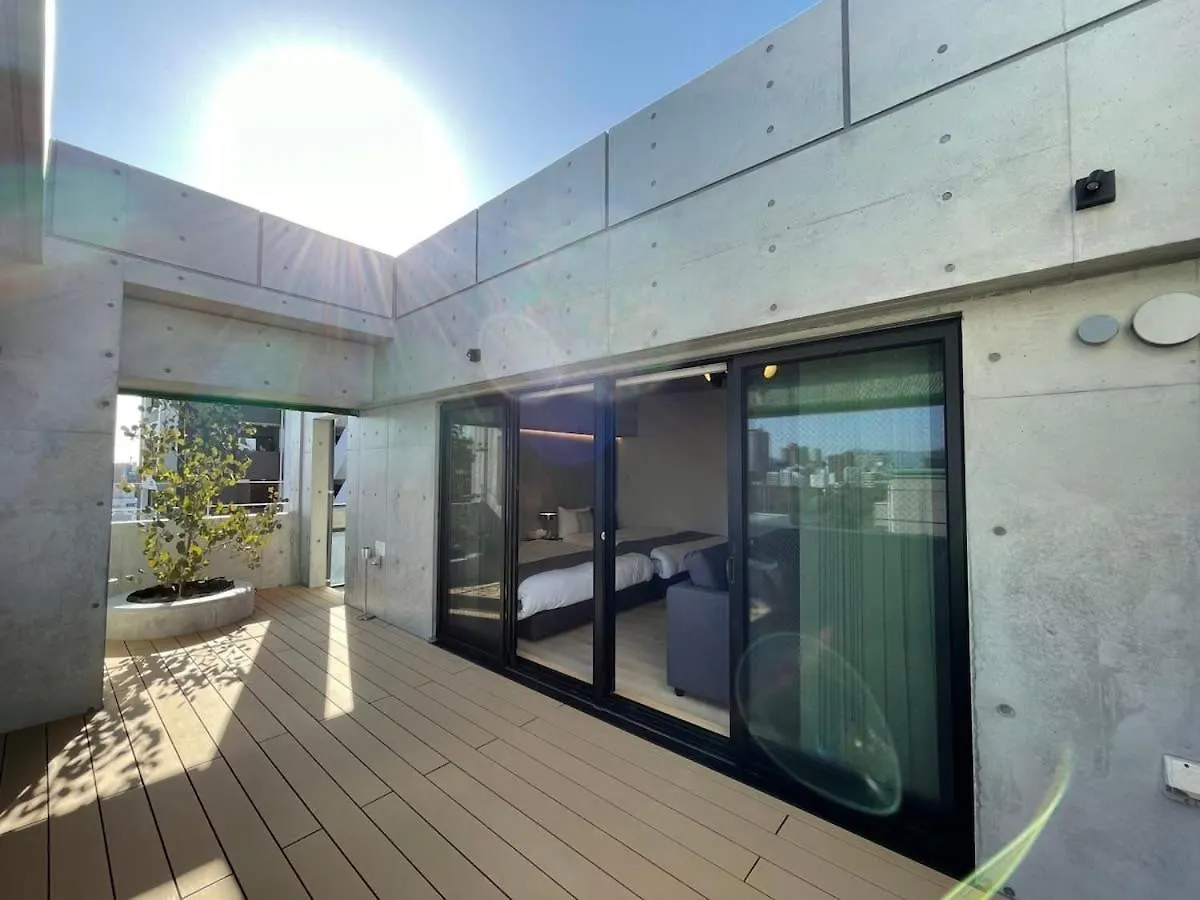 Bhotel Nekoyard - Scenic Penthouse Studio With Jacuzzi & Spacious Terrace Hirošima